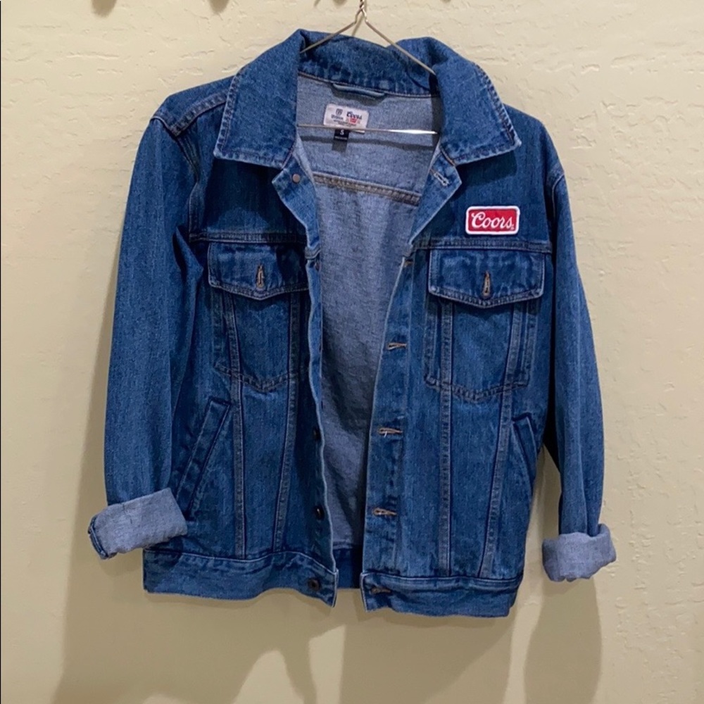 Brixton Coors oversized jean jacket NWOT